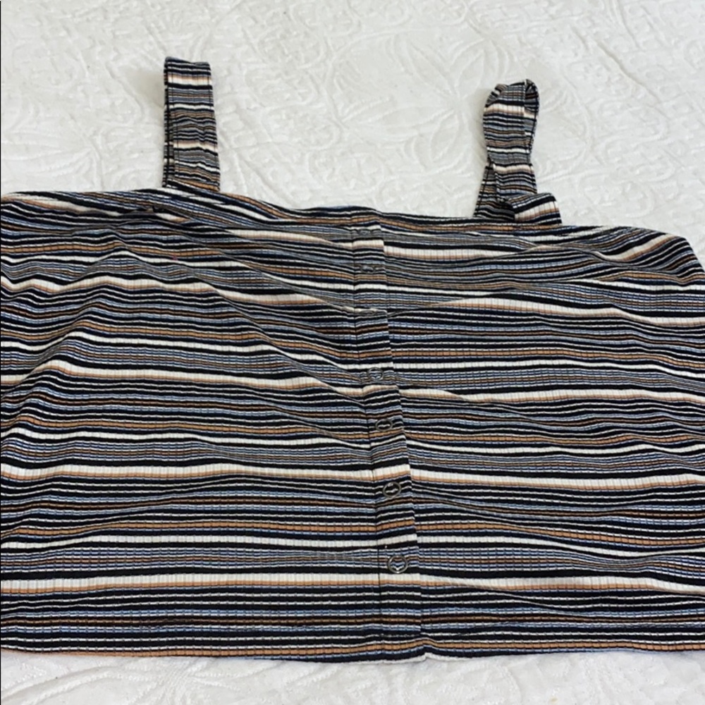 American Eagle soft and sexy button front tank top